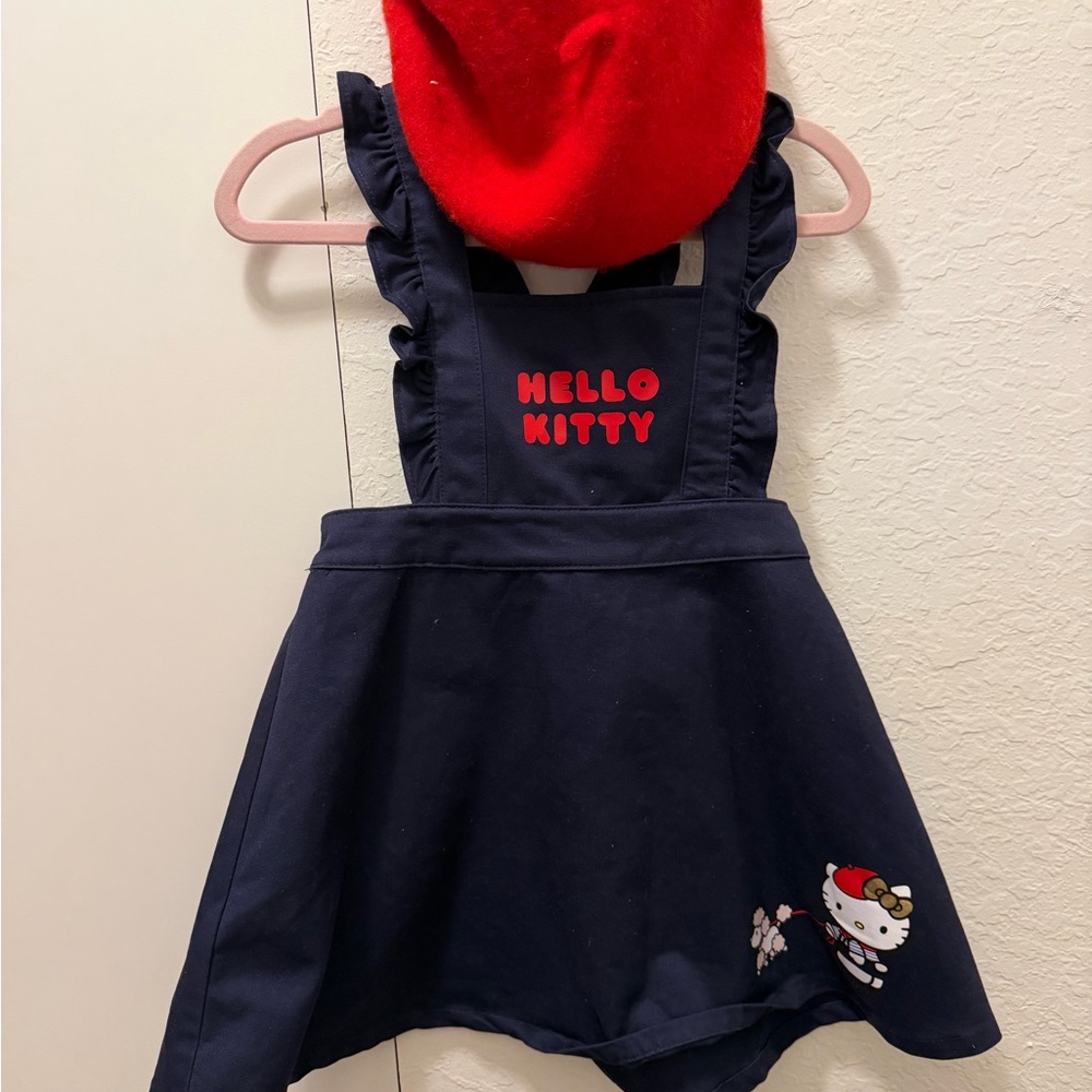 Hello Kitty Dress Size 4t Comes with Hat